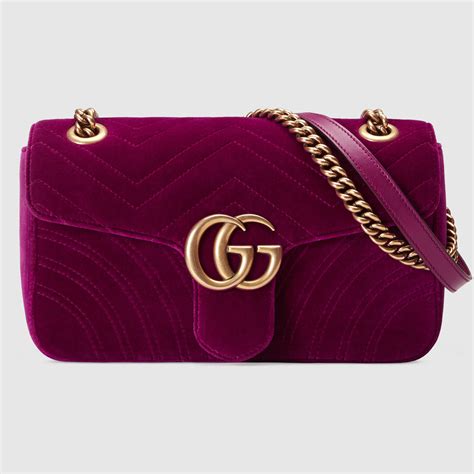 gucci marmont velluto replica|gucci marmont handbags real.